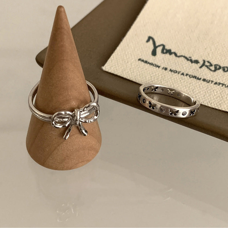 Damenring mit schickem Schmetterlingsdesign Shop Nory