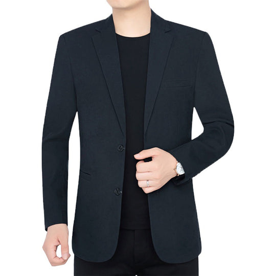 Herren Slim-Fit Ungefüttertes Sakko mit Notch-Revers und Zweiknopf-Silhouette Shop Nory