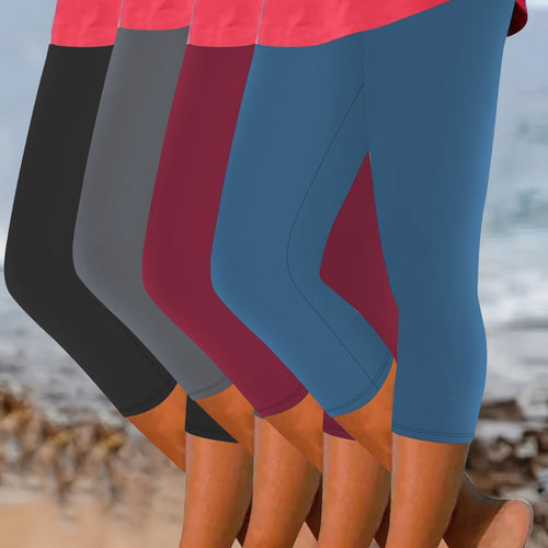 Damen Capri-Biker-Shorts mit hohem Bund und stützender Kompression Shopy Nory