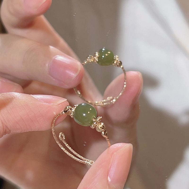 Damen zarter Ring mit eleganter Edelsteinfassung Shop Nory