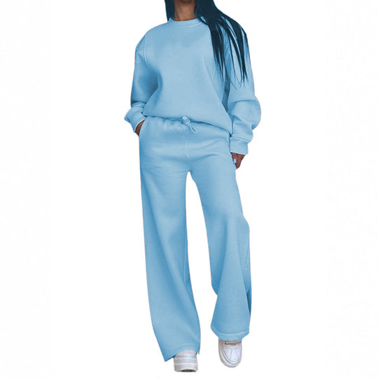 Damen nan lässiges Oversize Sweatshirt und weite Jogginghose Set Shop Nory