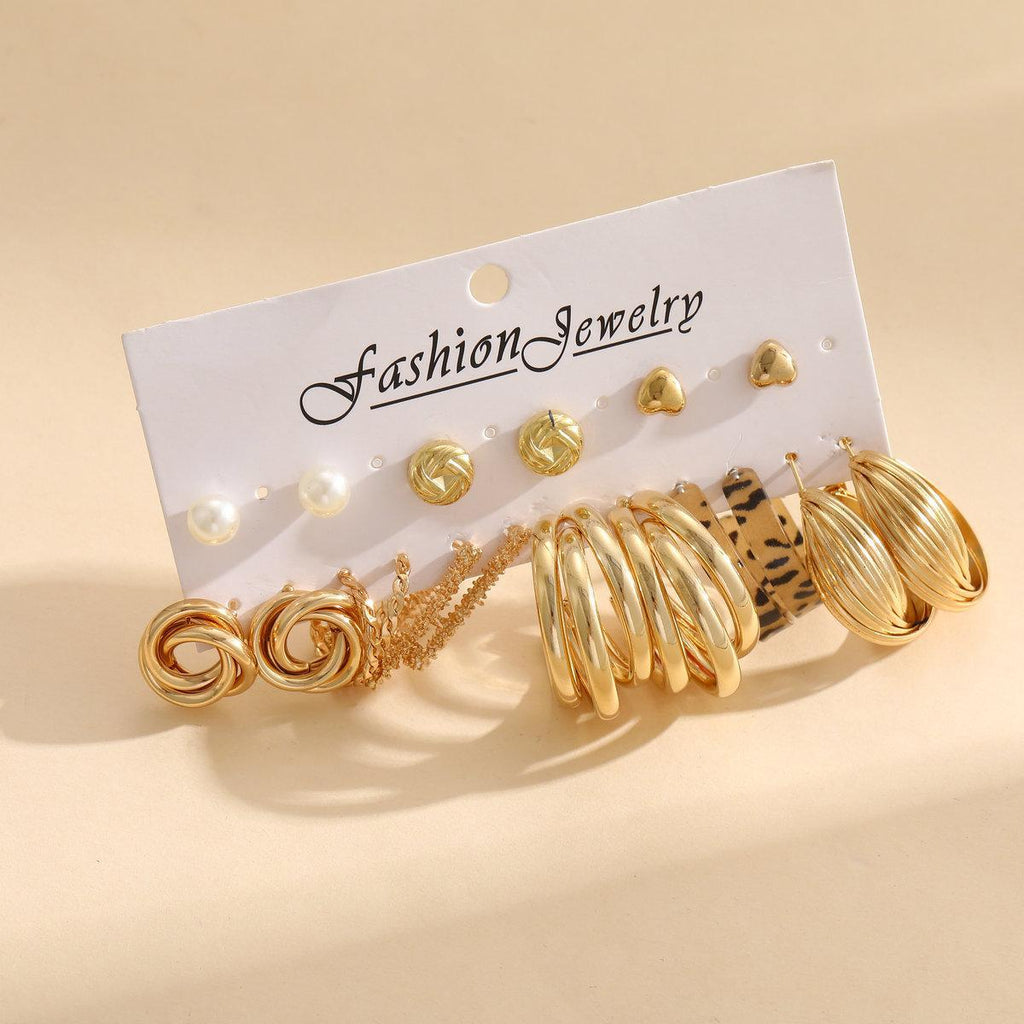 Damen Ohrstecker Set mit eleganten und vielfältigen Designs Shop Nory