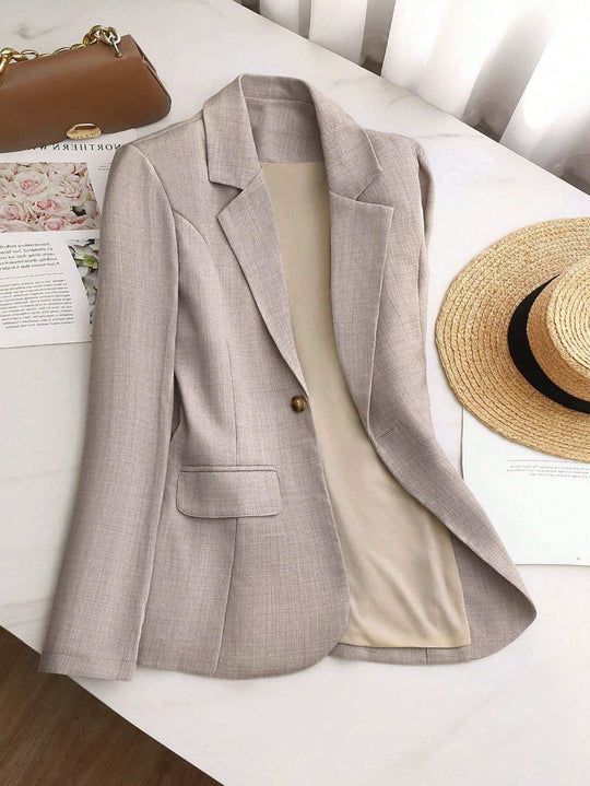 Damen Eleganter und leichter Blazer mit modernem Schnitt und praktischen Taschen