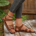 Damen modische Sandalen mit verstellbaren Riemen und komfortabler Sohle Shopnory