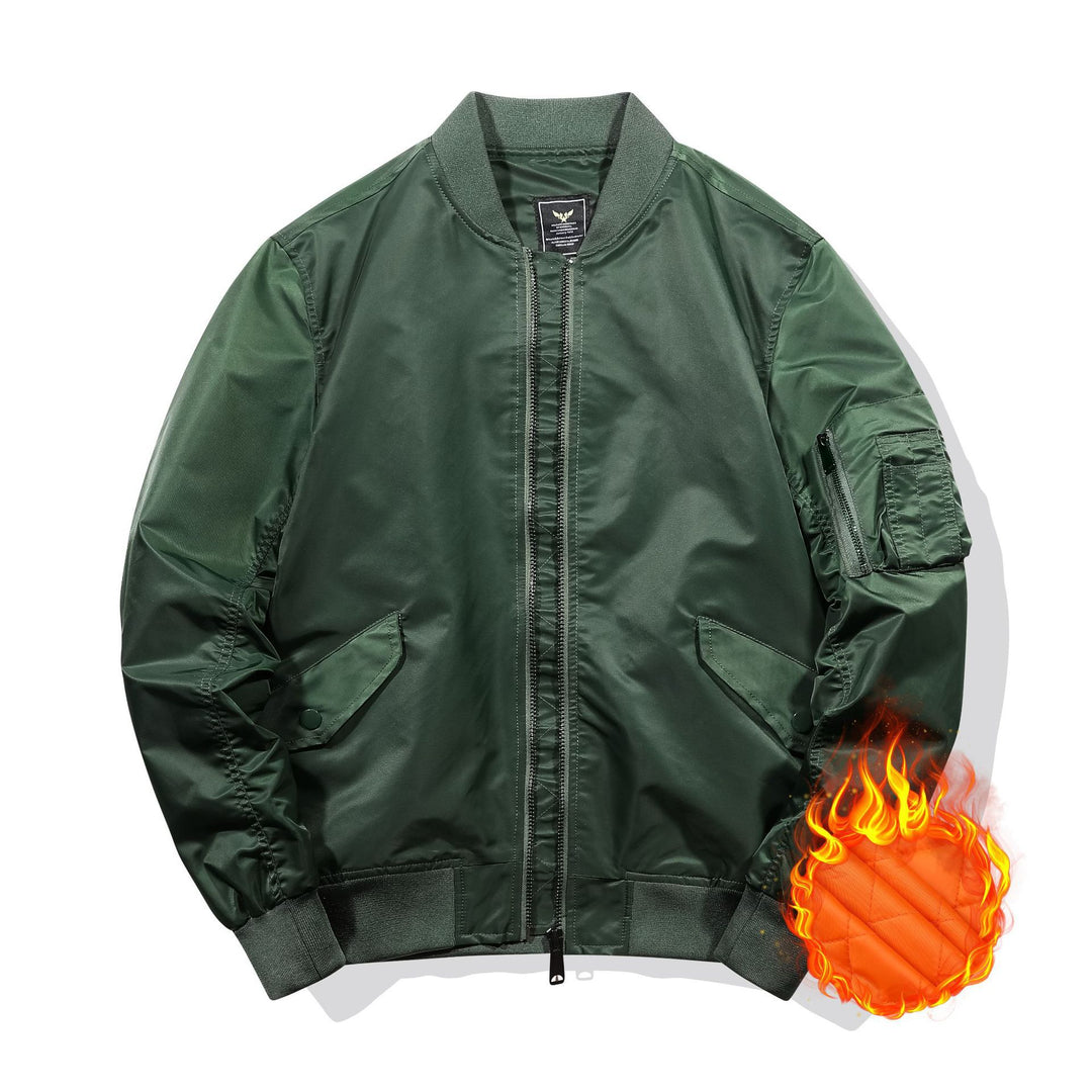 Herren Kurzblouson Bomberjacke mit gesteppter Thermofütterung, Nylon‑Shell und Ärmeltasche Shop Nory