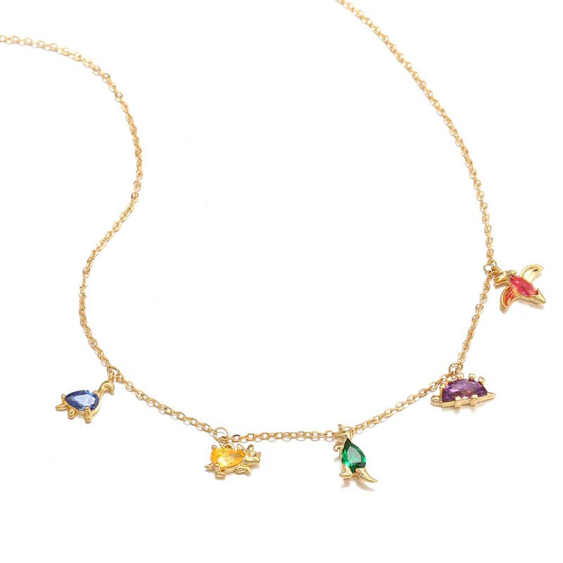 Bunte Anhänger-Halskette | Shop Nory