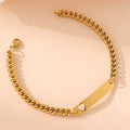 Damen Charmantes Armband mit gravierbarem Anhänger Shop Nory