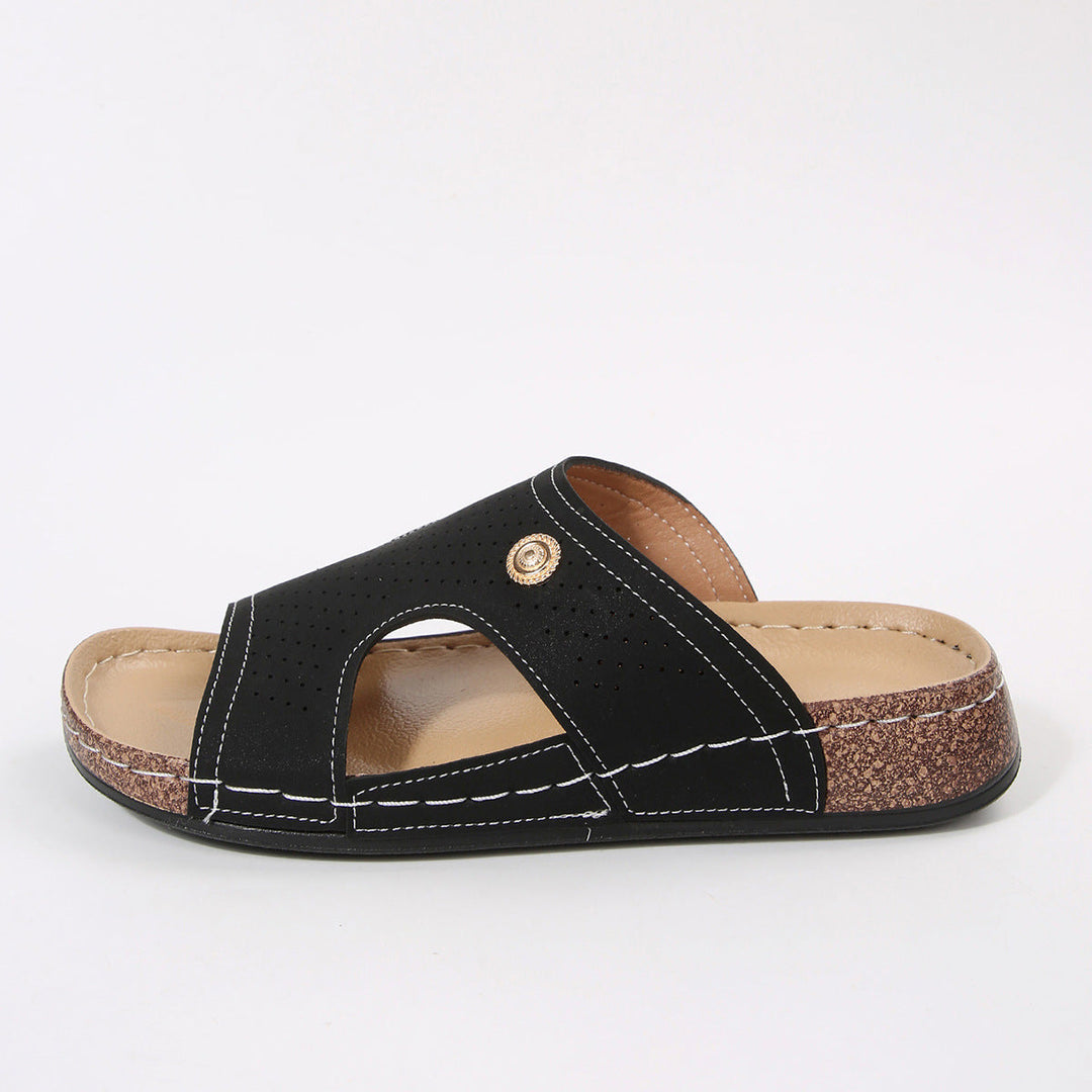 Damen Komfortable Clogs mit offenem Design