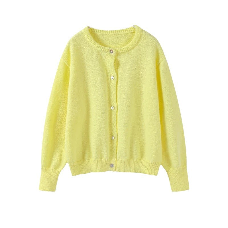 Damen kuscheliger Cardigan aus weichem Mohair