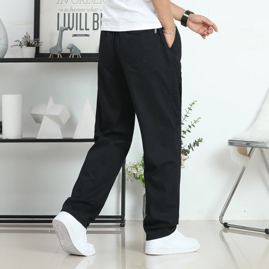 Herren Weite Cargohose im Utility‑Stil mit seitlicher Reißverschlusstasche und ergonomischen Nähten Shop Nory
