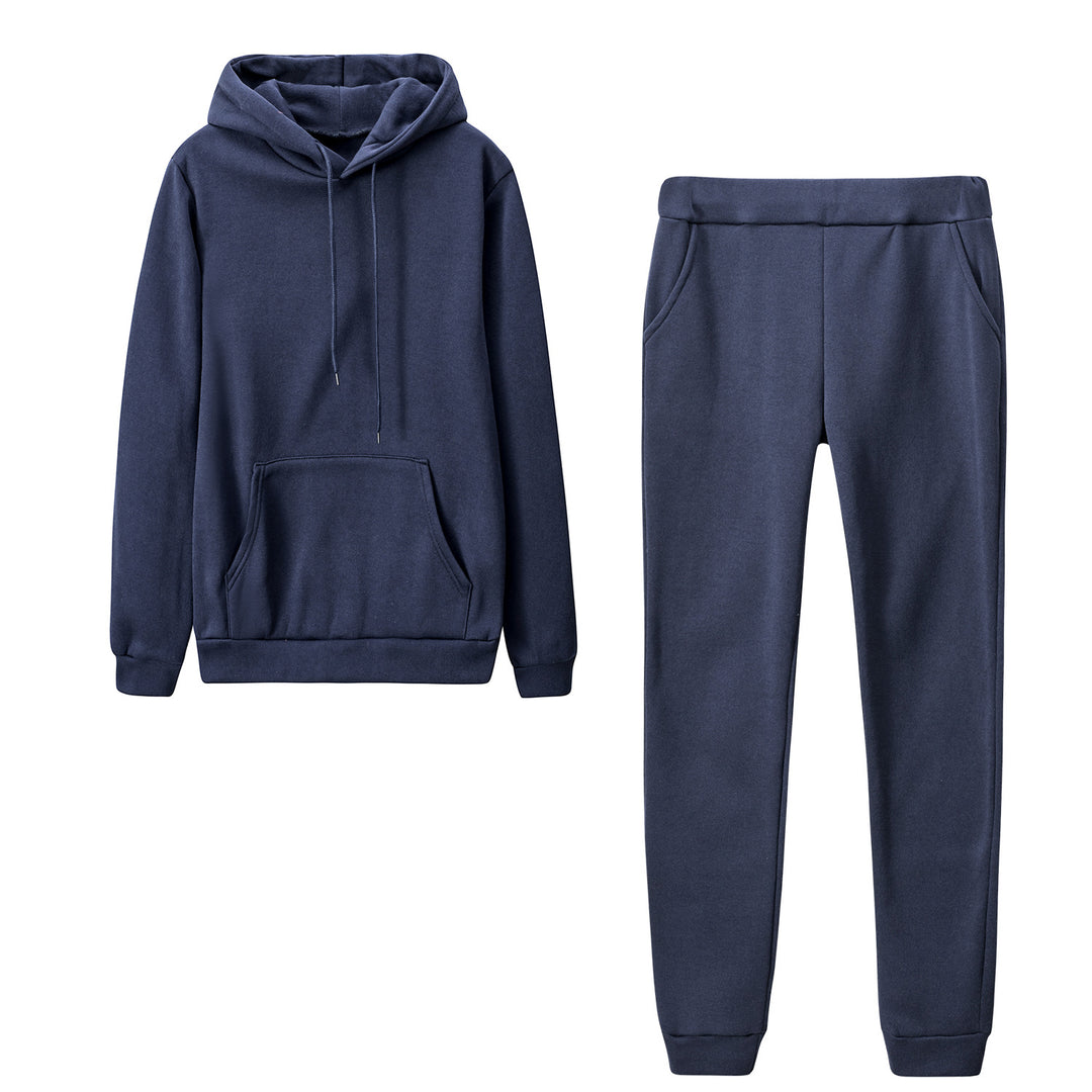 Damen nan Cozy-Loungewear-Set mit oversized Hoodie, Kängurutasche und schmaler Highwaist-Jogginghose Shop Nory
