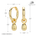 Damen Ohrringe mit elegantem Tropfen-Design Shop Nory