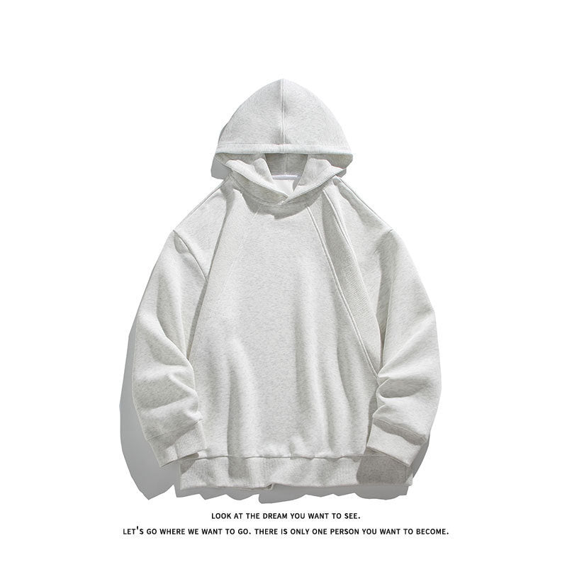 Herren Oversize-Kapuzenpullover mit Raglannähten und minimalistischem Streetwear-Design Shop Nory