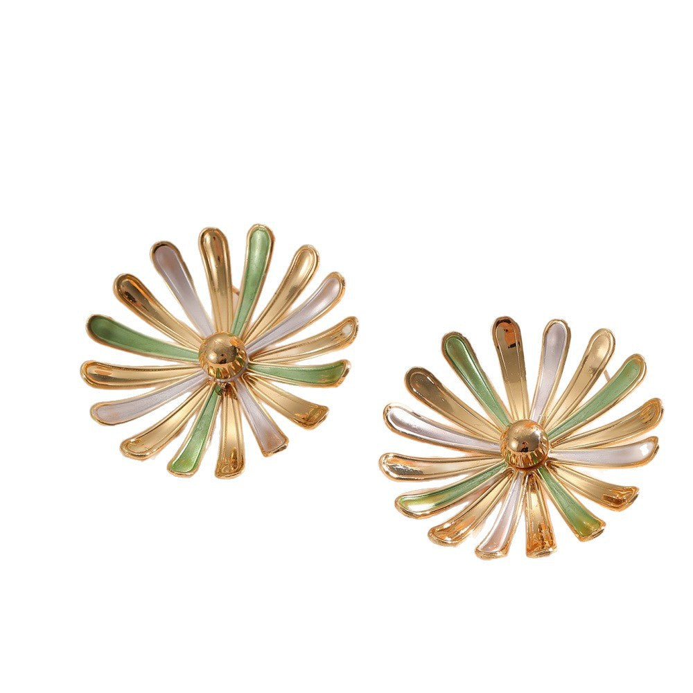 Damen Blumenohrringe im modernen 3D-Design Shop Nory