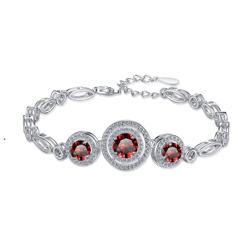 Damen elegantes Armband mit strahlenden Kristallen Shop Nory