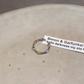 Damen kreativer und lebendiger Ring mit bunten Akzenten Shop Nory