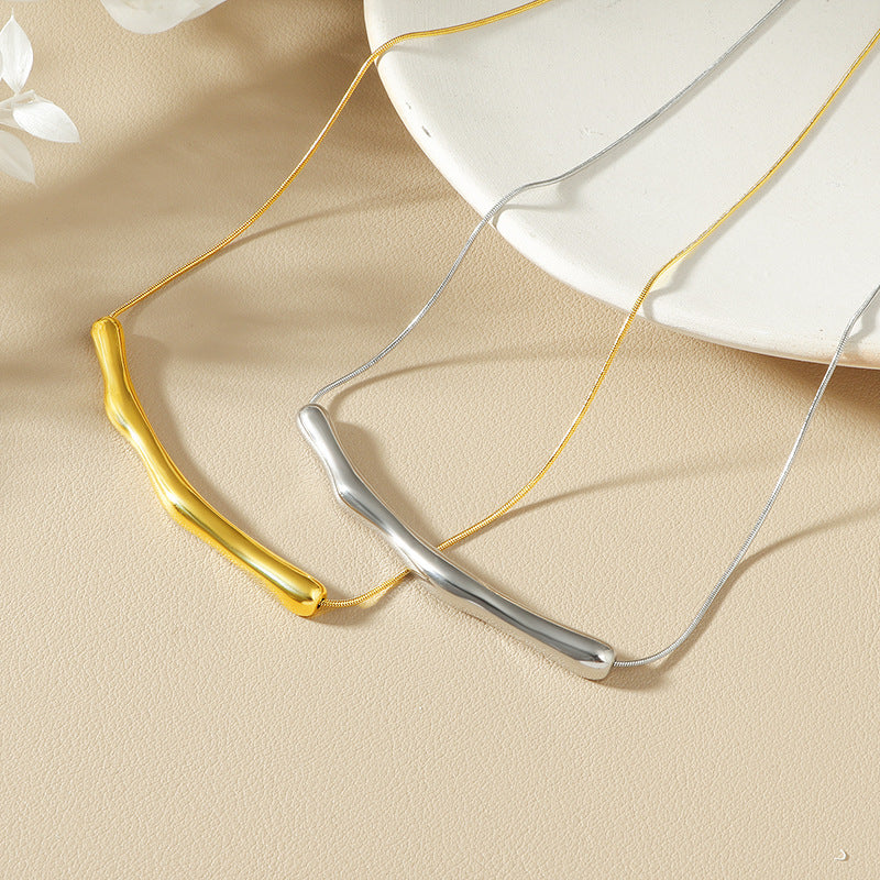 Damen minimalistisches Halskette im organischen Design Shop Nory