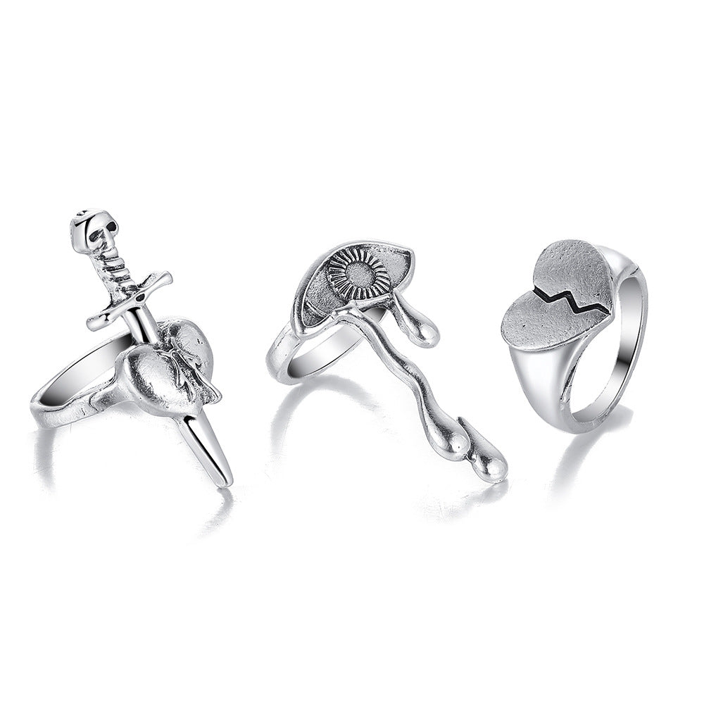 Damen Ring-Set mit stilvollen und kunstvoll gestalteten Designs Shop Nory