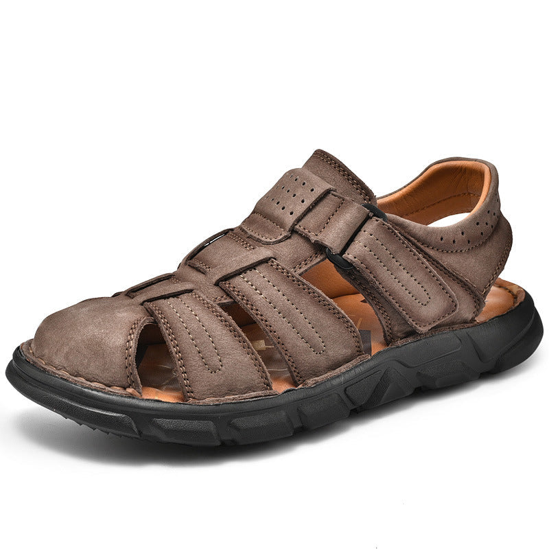 Herren bequeme Sandalen aus hochwertigem Leder