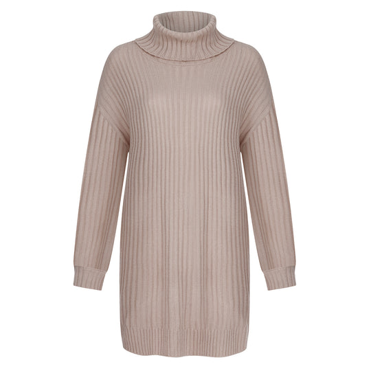 Damen Gerippter Rollkragen-Tunika mit kastigem Oversize-Schnitt Shop Nory