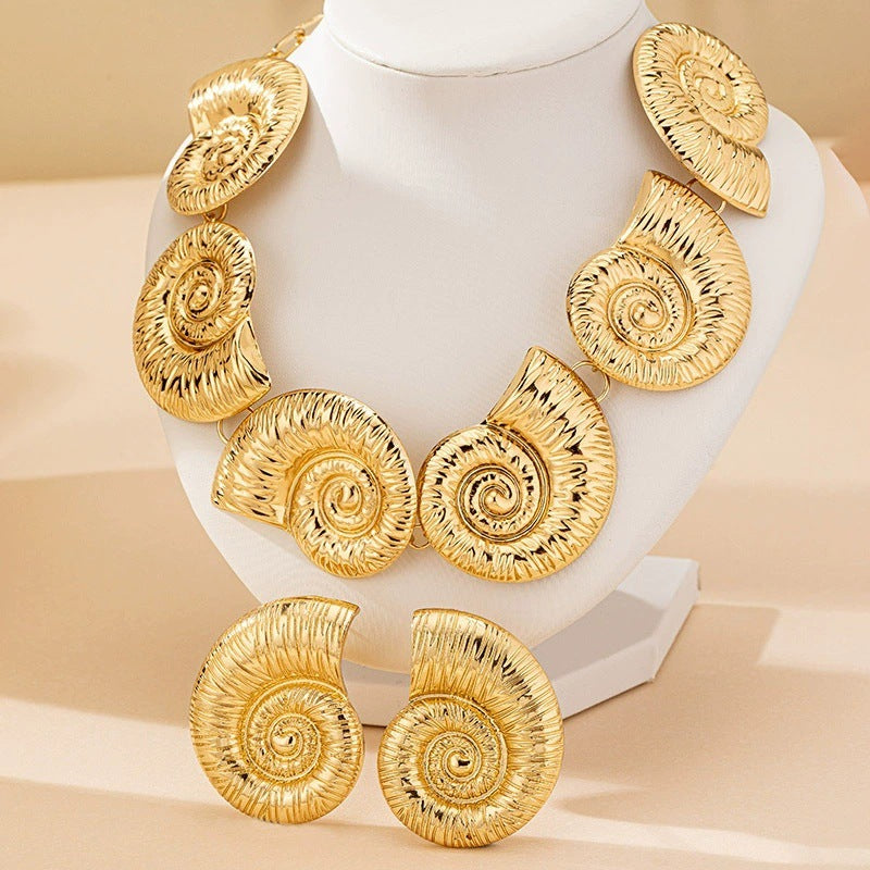 Damen Schmuckset mit Muschel-Design Shop Nory
