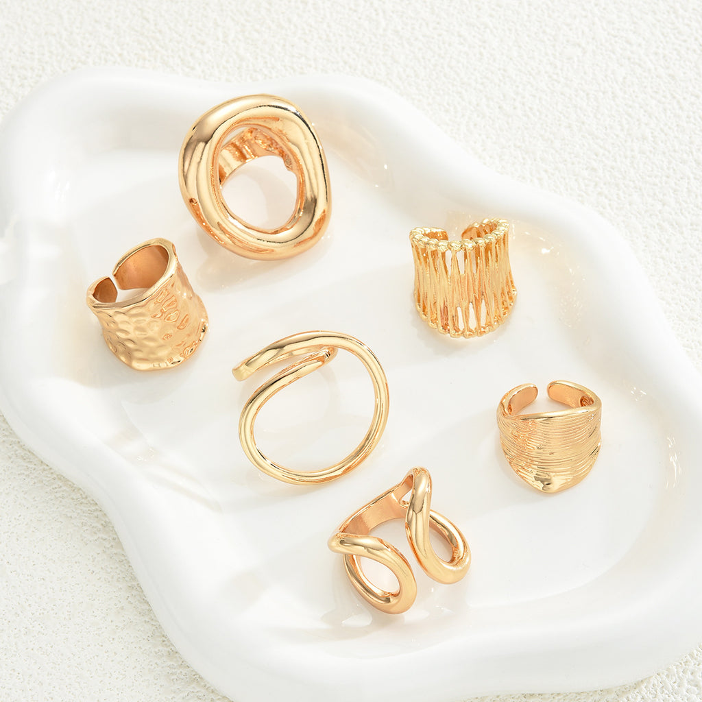 Damen Ring-Set mit kunstvollen und modernen Designs Shop Nory