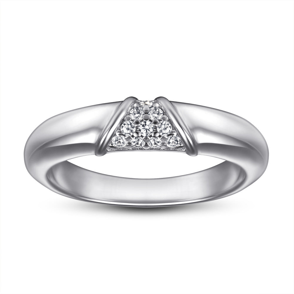 Damen Verlobungsring mit herzförmigem Zirkonia und funkelnden Details Shop Nory