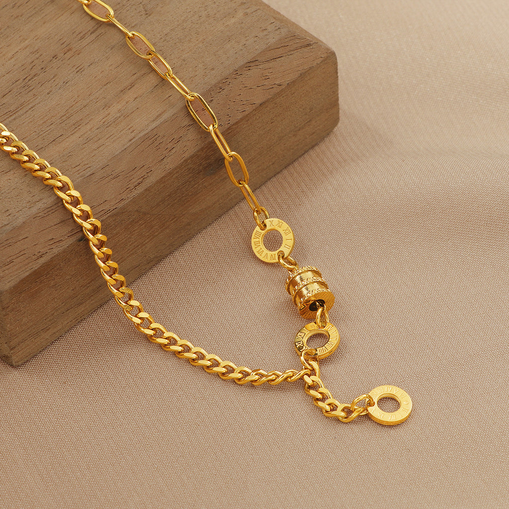 Damen Glamouröse Gold Kettenhalskette Shop Nory