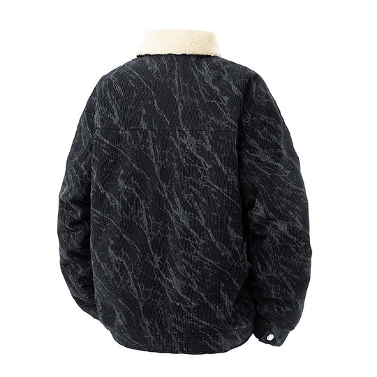 Herren stilvolle Cordjacke mit Teddyfutter Shop Nory