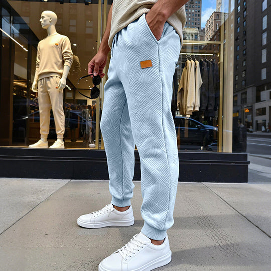 Herren Stepp-Jogginghose mit geometrischem Strukturmuster Shop Nory