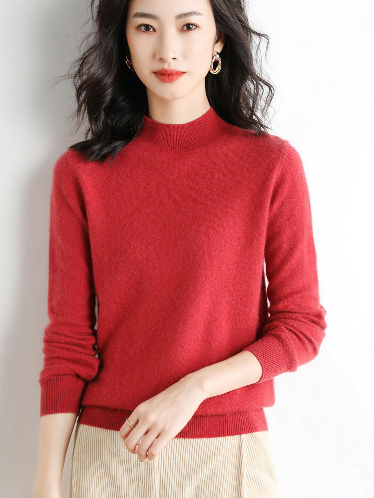 Damen Kurzrollkragen Feinstrickpullover mit leichtem Mohair-Effekt Shop Nory