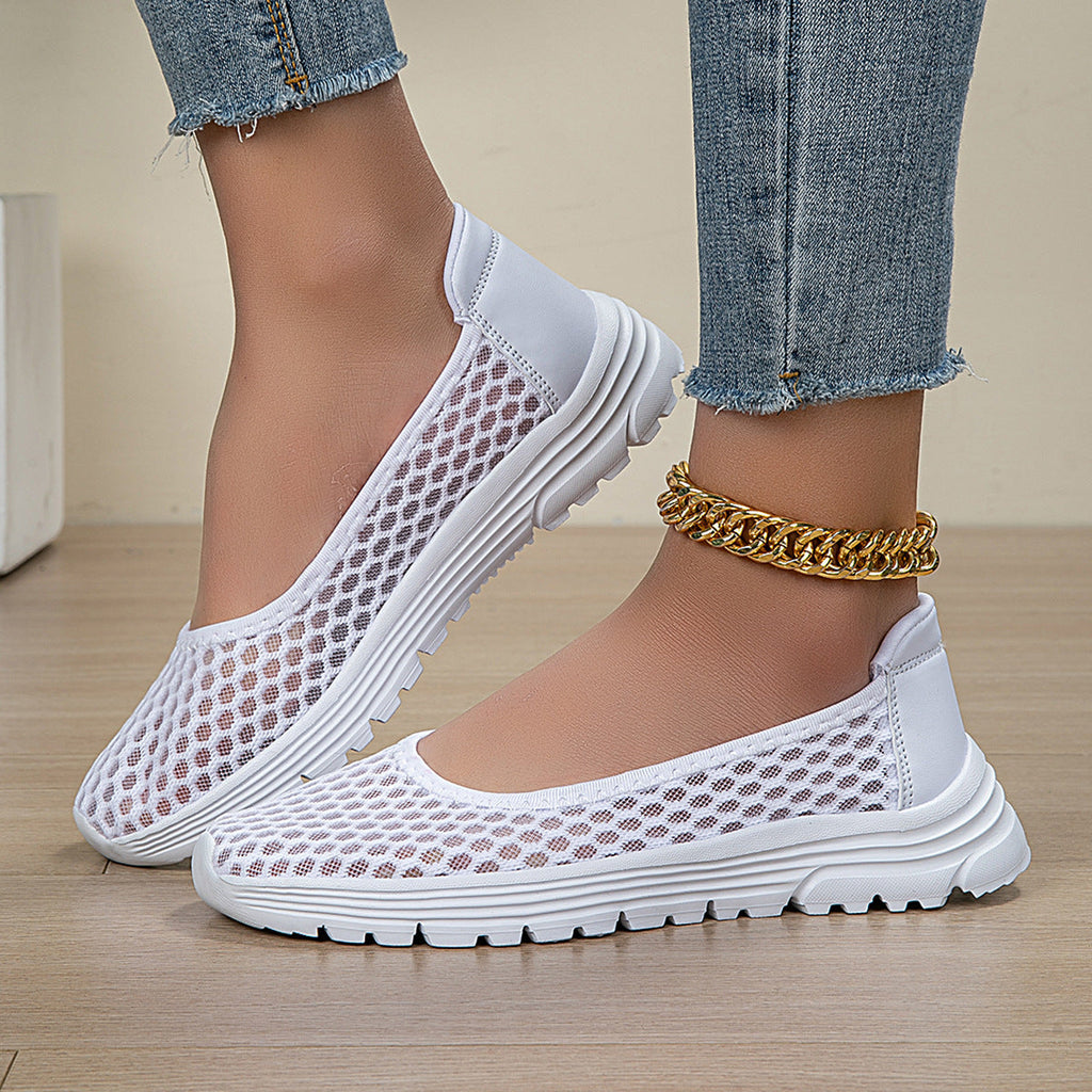 Damen Atmungsaktive Ballerinas mit rutschfester Sohle Shopnory