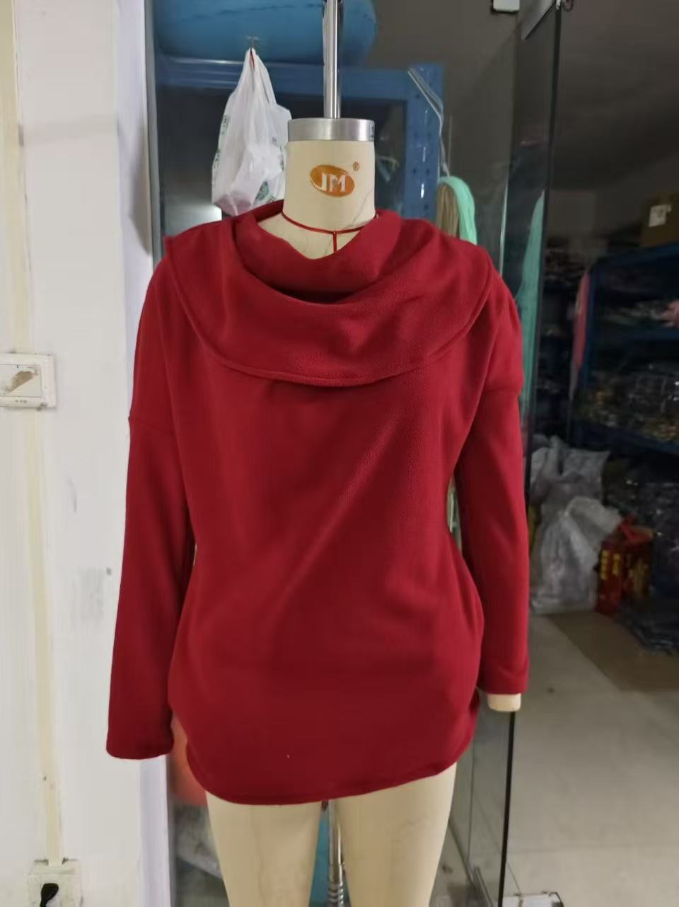Damen Kuscheliger Feinstrick-Pullover mit Schalkragen und Eingrifftaschen Shop Nory