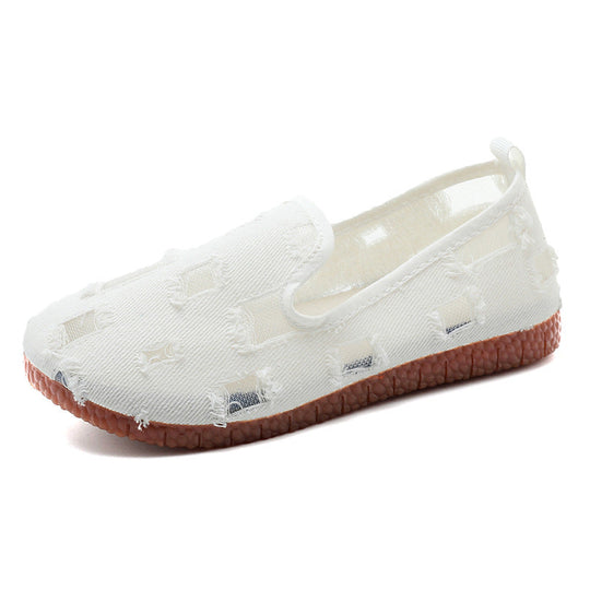 Damen modische Freizeitschuhe mit durchlässigem Obermaterial und rutschfester Sohle