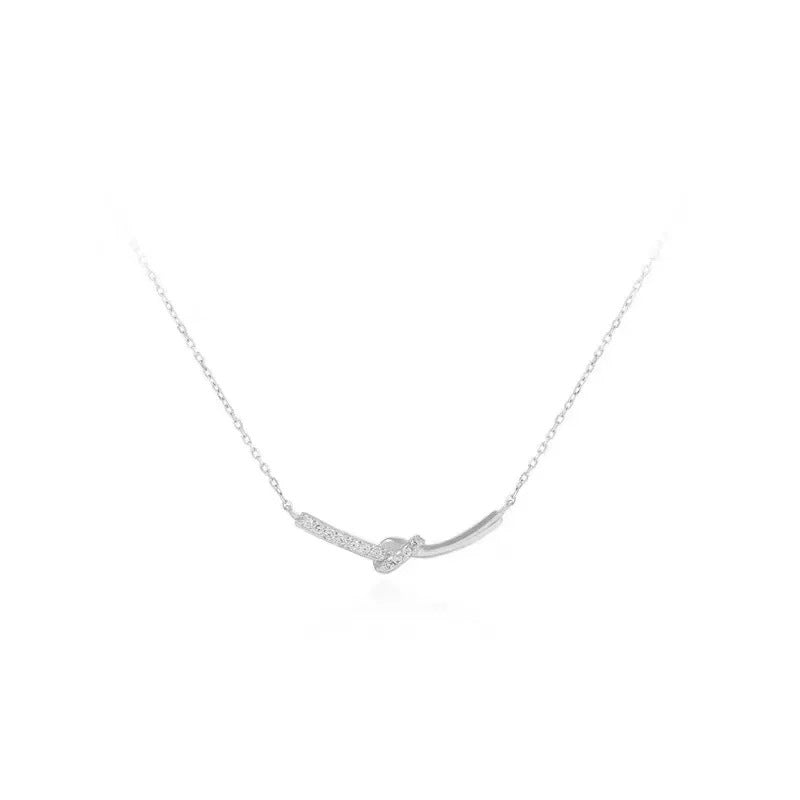 Damen Halskette mit funkelndem Diamant-Design Shop Nory