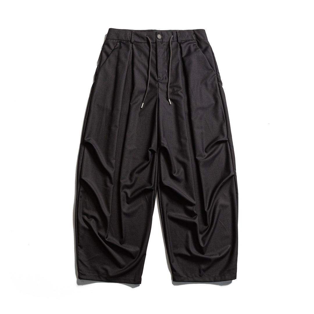 Herren Cropped-Hose mit Bundfalten, Tunnelzug und dezenter Bundverlängerung Shop Nory