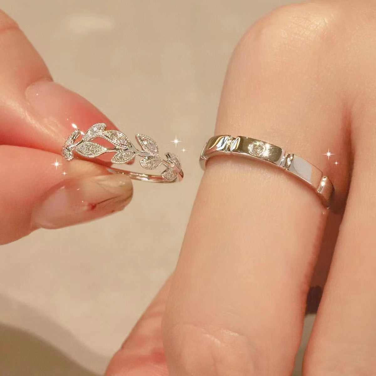 Damen eleganter Ring aus hochwertigem Edelstahl mit minimalistischen Akzenten Shop Nory
