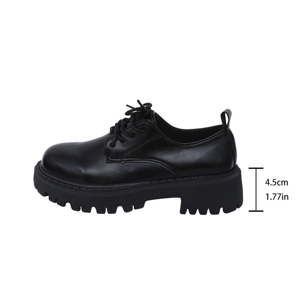 Damen Schnürer mit robuster Profilsohle und elegantem Design