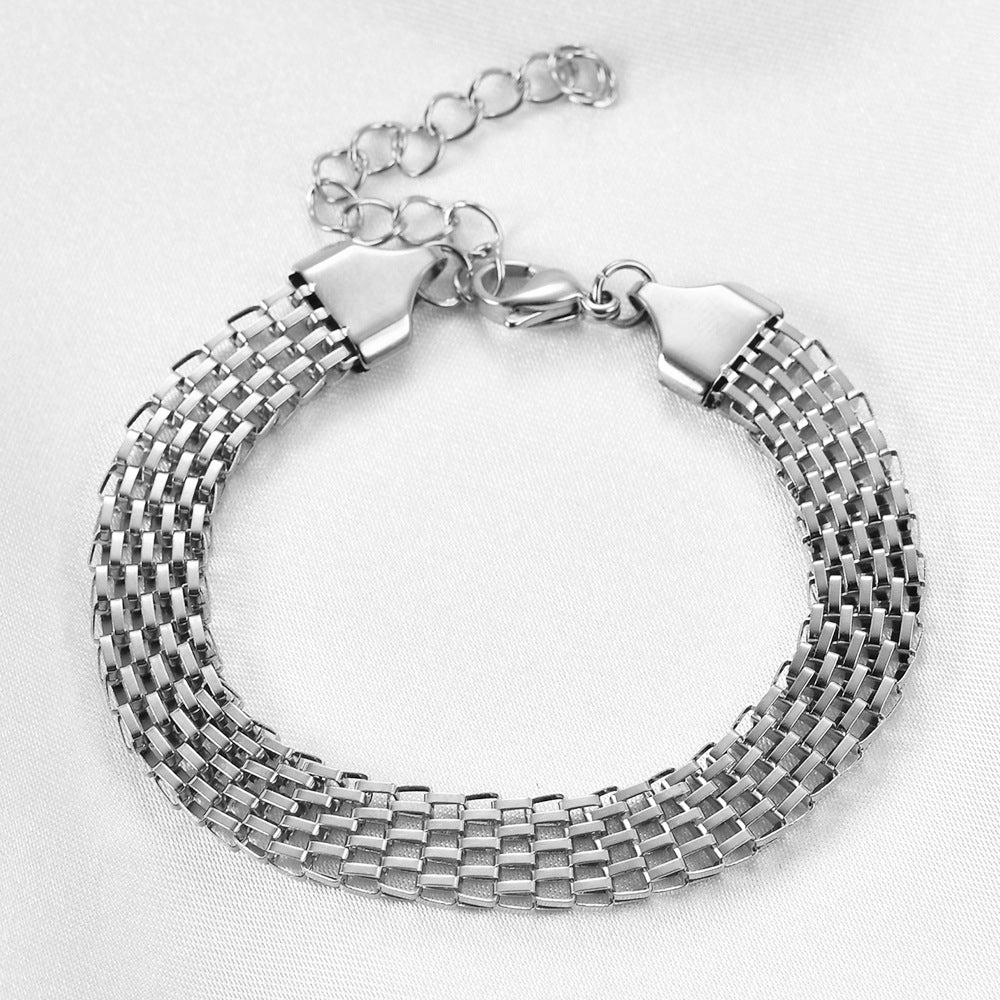 Damen Armreif im modernen Flechtstil Shop Nory