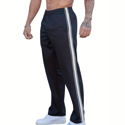 Herren Sportliche Trainingshose mit seitlichem Tape-Streifen und elastischem Bund Shop Nory