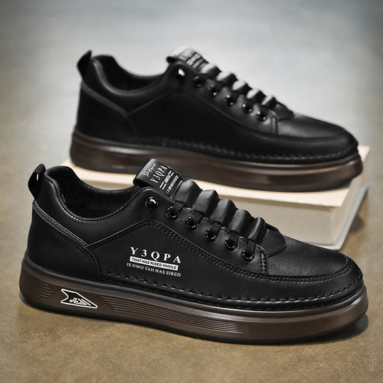 Herren Low-Top City-Sneaker aus Kunstleder mit dicker Komfortsohle und dezenter Logoprägung Shop Nory