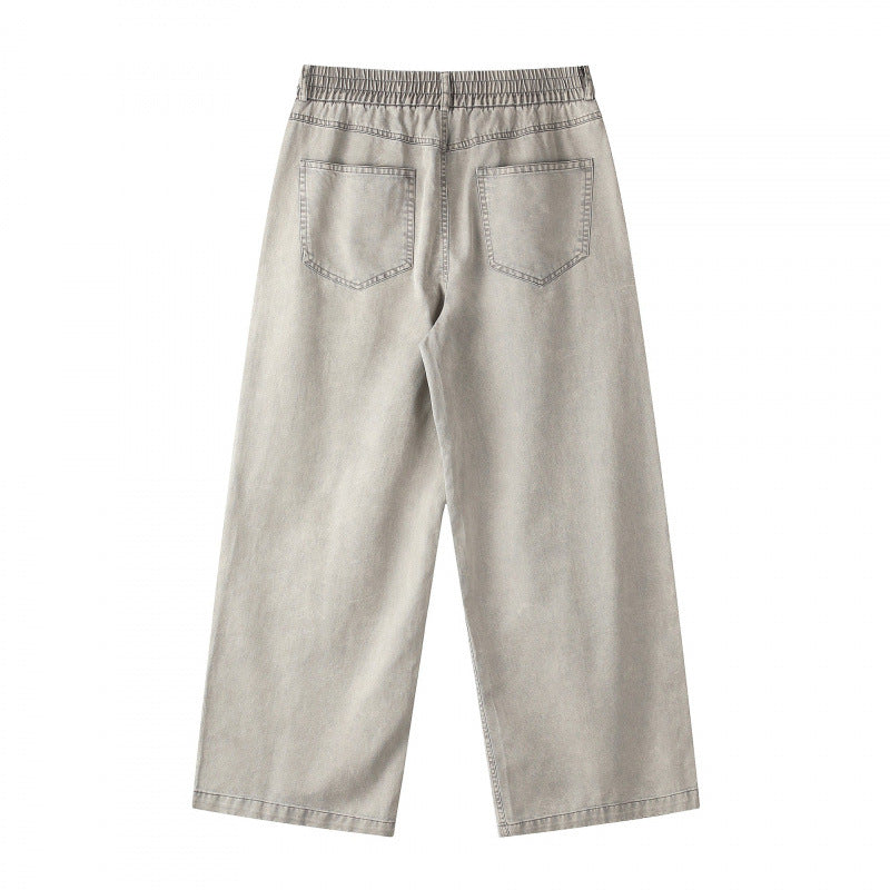 Damen Weite Cropped-Jeanshose Shop Nory