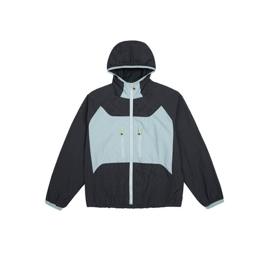 Unisex Leichte Kapuzen-Windjacke mit Ripstop‑Material, Colourblock‑Einsätzen und Fronttaschen Shop Nory