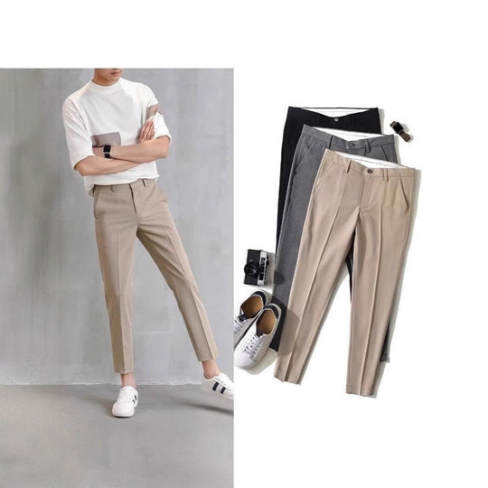 Herren Elegante Slim Fit Chino-Hose Shop Nory