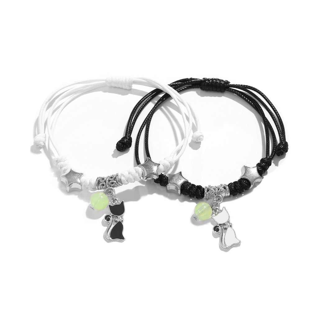 Damen Armband-Set mit bunten Stern- und Glaskugeln Shop Nory