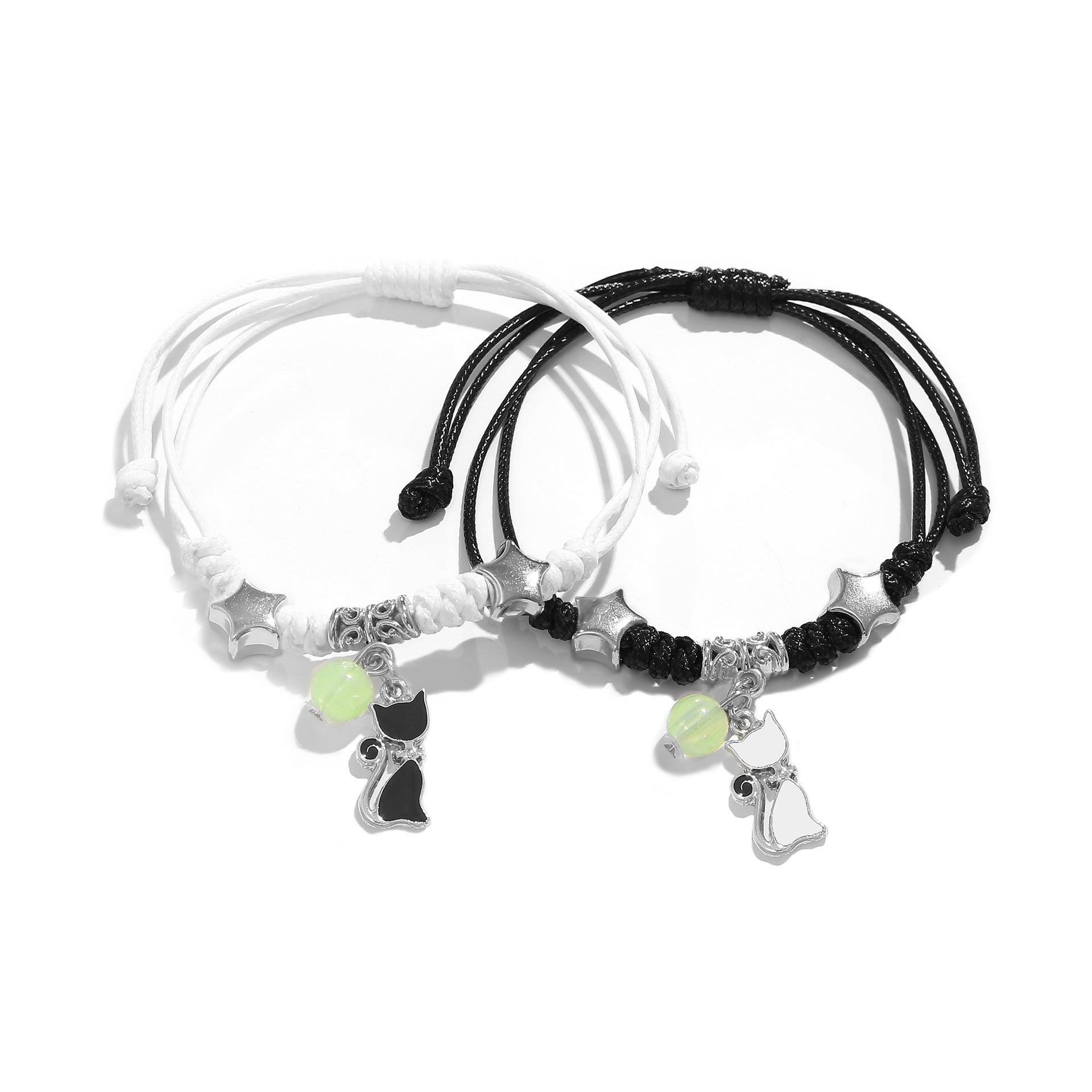 Damen Armband-Set mit bunten Stern- und Glaskugeln Shop Nory