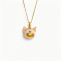 Damen Halskette mit kreativem Charm Shop Nory