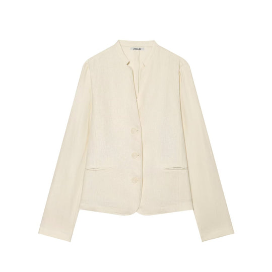 Damen Kurzblazer mit Stehkragen, taillierter Silhouette und Knopfverschluss Shop Nory