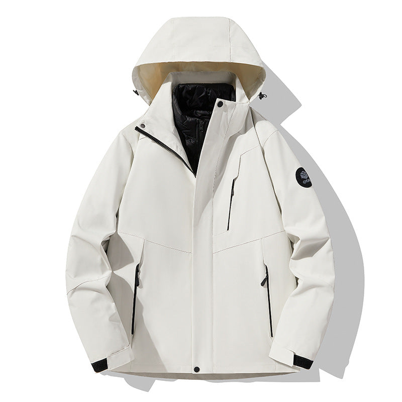 Herren Dreifach kombinierbare Funktionsjacke mit abnehmbarer Steppweste Shop Nory