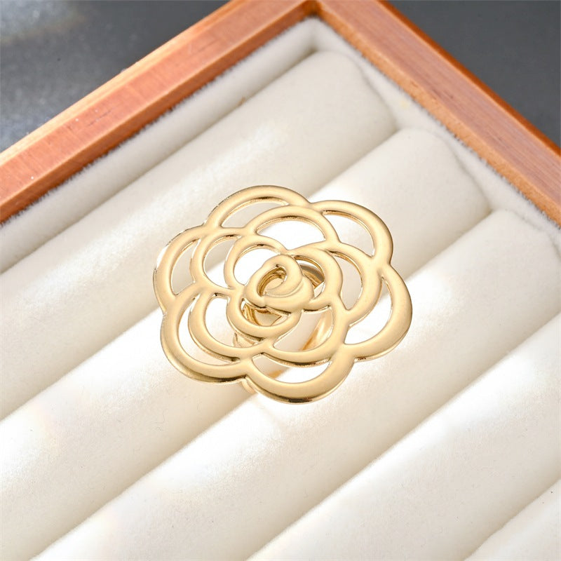 Damen Ring mit kunstvollem Blumenmuster und elegantem Design Shop Nory